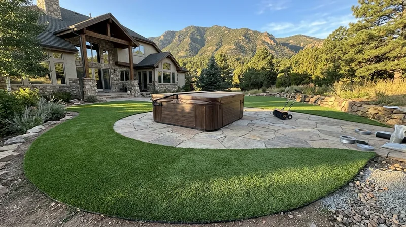 Pool Surround Turf Colorado Springs
